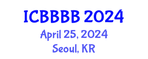 International Conference on Biomathematics, Biostatistics, Bioinformatics and Bioengineering (ICBBBB) April 25, 2024 - Seoul, Republic of Korea