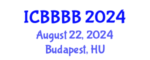 International Conference on Biomathematics, Biostatistics, Bioinformatics and Bioengineering (ICBBBB) August 22, 2024 - Budapest, Hungary