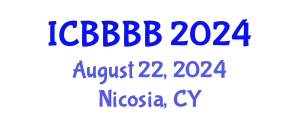 International Conference on Biomathematics, Biostatistics, Bioinformatics and Bioengineering (ICBBBB) August 22, 2024 - Nicosia, Cyprus