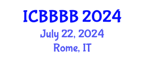 International Conference on Biomathematics, Biostatistics, Bioinformatics and Bioengineering (ICBBBB) July 22, 2024 - Rome, Italy
