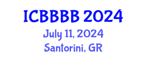 International Conference on Biomathematics, Biostatistics, Bioinformatics and Bioengineering (ICBBBB) July 11, 2024 - Santorini, Greece