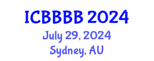 International Conference on Biomathematics, Biostatistics, Bioinformatics and Bioengineering (ICBBBB) July 29, 2024 - Sydney, Australia