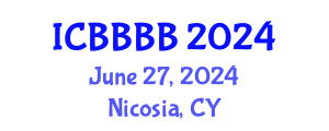 International Conference on Biomathematics, Biostatistics, Bioinformatics and Bioengineering (ICBBBB) June 27, 2024 - Nicosia, Cyprus