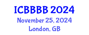 International Conference on Biomathematics, Biostatistics, Bioinformatics and Bioengineering (ICBBBB) November 25, 2024 - London, United Kingdom