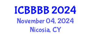 International Conference on Biomathematics, Biostatistics, Bioinformatics and Bioengineering (ICBBBB) November 04, 2024 - Nicosia, Cyprus