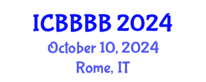 International Conference on Biomathematics, Biostatistics, Bioinformatics and Bioengineering (ICBBBB) October 10, 2024 - Rome, Italy