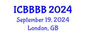 International Conference on Biomathematics, Biostatistics, Bioinformatics and Bioengineering (ICBBBB) September 19, 2024 - London, United Kingdom