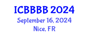 International Conference on Biomathematics, Biostatistics, Bioinformatics and Bioengineering (ICBBBB) September 16, 2024 - Nice, France