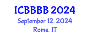 International Conference on Biomathematics, Biostatistics, Bioinformatics and Bioengineering (ICBBBB) September 12, 2024 - Rome, Italy