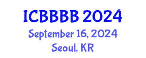 International Conference on Biomathematics, Biostatistics, Bioinformatics and Bioengineering (ICBBBB) September 16, 2024 - Seoul, Republic of Korea