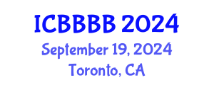 International Conference on Biomathematics, Biostatistics, Bioinformatics and Bioengineering (ICBBBB) September 19, 2024 - Toronto, Canada