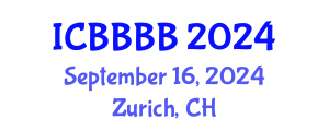 International Conference on Biomathematics, Biostatistics, Bioinformatics and Bioengineering (ICBBBB) September 16, 2024 - Zurich, Switzerland