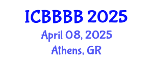 International Conference on Biomathematics, Biostatistics, Bioinformatics and Bioengineering (ICBBBB) April 08, 2025 - Athens, Greece
