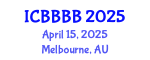 International Conference on Biomathematics, Biostatistics, Bioinformatics and Bioengineering (ICBBBB) April 15, 2025 - Melbourne, Australia