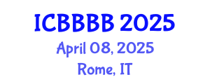 International Conference on Biomathematics, Biostatistics, Bioinformatics and Bioengineering (ICBBBB) April 08, 2025 - Rome, Italy