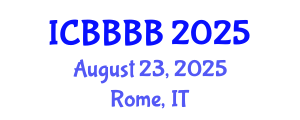 International Conference on Biomathematics, Biostatistics, Bioinformatics and Bioengineering (ICBBBB) August 23, 2025 - Rome, Italy