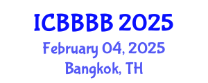 International Conference on Biomathematics, Biostatistics, Bioinformatics and Bioengineering (ICBBBB) February 04, 2025 - Bangkok, Thailand