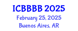 International Conference on Biomathematics, Biostatistics, Bioinformatics and Bioengineering (ICBBBB) February 25, 2025 - Buenos Aires, Argentina