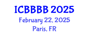 International Conference on Biomathematics, Biostatistics, Bioinformatics and Bioengineering (ICBBBB) February 22, 2025 - Paris, France