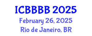 International Conference on Biomathematics, Biostatistics, Bioinformatics and Bioengineering (ICBBBB) February 26, 2025 - Rio de Janeiro, Brazil