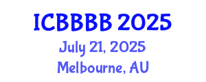 International Conference on Biomathematics, Biostatistics, Bioinformatics and Bioengineering (ICBBBB) July 21, 2025 - Melbourne, Australia