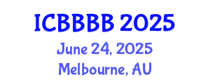 International Conference on Biomathematics, Biostatistics, Bioinformatics and Bioengineering (ICBBBB) June 24, 2025 - Melbourne, Australia