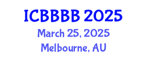 International Conference on Biomathematics, Biostatistics, Bioinformatics and Bioengineering (ICBBBB) March 25, 2025 - Melbourne, Australia