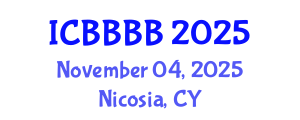 International Conference on Biomathematics, Biostatistics, Bioinformatics and Bioengineering (ICBBBB) November 04, 2025 - Nicosia, Cyprus