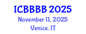 International Conference on Biomathematics, Biostatistics, Bioinformatics and Bioengineering (ICBBBB) November 11, 2025 - Venice, Italy