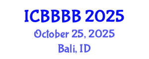 International Conference on Biomathematics, Biostatistics, Bioinformatics and Bioengineering (ICBBBB) October 25, 2025 - Bali, Indonesia