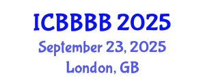 International Conference on Biomathematics, Biostatistics, Bioinformatics and Bioengineering (ICBBBB) September 23, 2025 - London, United Kingdom