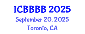 International Conference on Biomathematics, Biostatistics, Bioinformatics and Bioengineering (ICBBBB) September 20, 2025 - Toronto, Canada