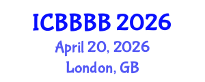 International Conference on Biomathematics, Biostatistics, Bioinformatics and Bioengineering (ICBBBB) April 20, 2026 - London, United Kingdom International Conference on Biomathematics, Biostatistics, Bioinformatics and Bioengineering (ICBBBB) April 20, 2026 - London, United Kingdom