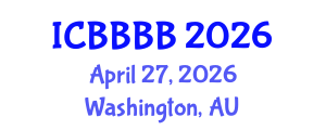 International Conference on Biomathematics, Biostatistics, Bioinformatics and Bioengineering (ICBBBB) April 27, 2026 - Washington, Australia International Conference on Biomathematics, Biostatistics, Bioinformatics and Bioengineering (ICBBBB) April 27, 2026 - Washington, Australia
