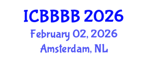 International Conference on Biomathematics, Biostatistics, Bioinformatics and Bioengineering (ICBBBB) February 02, 2026 - Amsterdam, Netherlands International Conference on Biomathematics, Biostatistics, Bioinformatics and Bioengineering (ICBBBB) February 02, 2026 - Amsterdam, Netherlands