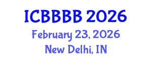 International Conference on Biomathematics, Biostatistics, Bioinformatics and Bioengineering (ICBBBB) February 23, 2026 - New Delhi, India International Conference on Biomathematics, Biostatistics, Bioinformatics and Bioengineering (ICBBBB) February 23, 2026 - New Delhi, India