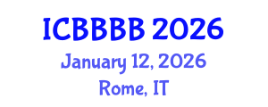International Conference on Biomathematics, Biostatistics, Bioinformatics and Bioengineering (ICBBBB) January 12, 2026 - Rome, Italy International Conference on Biomathematics, Biostatistics, Bioinformatics and Bioengineering (ICBBBB) January 12, 2026 - Rome, Italy