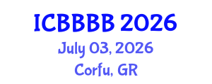 International Conference on Biomathematics, Biostatistics, Bioinformatics and Bioengineering (ICBBBB) July 03, 2026 - Corfu, Greece International Conference on Biomathematics, Biostatistics, Bioinformatics and Bioengineering (ICBBBB) July 03, 2026 - Corfu, Greece