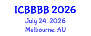 International Conference on Biomathematics, Biostatistics, Bioinformatics and Bioengineering (ICBBBB) July 24, 2026 - Melbourne, Australia International Conference on Biomathematics, Biostatistics, Bioinformatics and Bioengineering (ICBBBB) July 24, 2026 - Melbourne, Australia