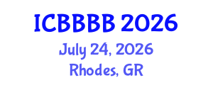 International Conference on Biomathematics, Biostatistics, Bioinformatics and Bioengineering (ICBBBB) July 24, 2026 - Rhodes, Greece International Conference on Biomathematics, Biostatistics, Bioinformatics and Bioengineering (ICBBBB) July 24, 2026 - Rhodes, Greece