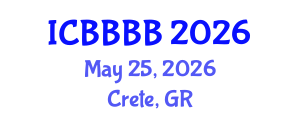 International Conference on Biomathematics, Biostatistics, Bioinformatics and Bioengineering (ICBBBB) May 25, 2026 - Crete, Greece International Conference on Biomathematics, Biostatistics, Bioinformatics and Bioengineering (ICBBBB) May 25, 2026 - Crete, Greece