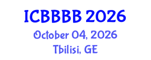 International Conference on Biomathematics, Biostatistics, Bioinformatics and Bioengineering (ICBBBB) October 04, 2026 - Tbilisi, Georgia International Conference on Biomathematics, Biostatistics, Bioinformatics and Bioengineering (ICBBBB) October 04, 2026 - Tbilisi, Georgia