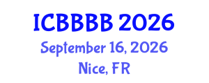 International Conference on Biomathematics, Biostatistics, Bioinformatics and Bioengineering (ICBBBB) September 16, 2026 - Nice, France International Conference on Biomathematics, Biostatistics, Bioinformatics and Bioengineering (ICBBBB) September 16, 2026 - Nice, France