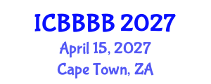 International Conference on Biomathematics, Biostatistics, Bioinformatics and Bioengineering (ICBBBB) April 15, 2027 - Cape Town, South Africa International Conference on Biomathematics, Biostatistics, Bioinformatics and Bioengineering (ICBBBB) April 15, 2027 - Cape Town, South Africa
