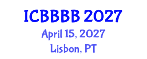International Conference on Biomathematics, Biostatistics, Bioinformatics and Bioengineering (ICBBBB) April 15, 2027 - Lisbon, Portugal International Conference on Biomathematics, Biostatistics, Bioinformatics and Bioengineering (ICBBBB) April 15, 2027 - Lisbon, Portugal