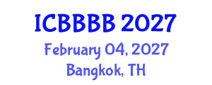 International Conference on Biomathematics, Biostatistics, Bioinformatics and Bioengineering (ICBBBB) February 04, 2027 - Bangkok, Thailand International Conference on Biomathematics, Biostatistics, Bioinformatics and Bioengineering (ICBBBB) February 04, 2027 - Bangkok, Thailand
