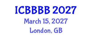 International Conference on Biomathematics, Biostatistics, Bioinformatics and Bioengineering (ICBBBB) March 15, 2027 - London, United Kingdom International Conference on Biomathematics, Biostatistics, Bioinformatics and Bioengineering (ICBBBB) March 15, 2027 - London, United Kingdom
