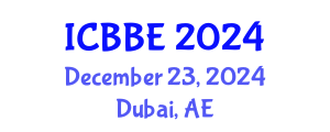 International Conference on Biomechanics and Biomedical Engineering (ICBBE) December 23, 2024 - Dubai, United Arab Emirates