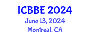 International Conference on Biomechanics and Biomedical Engineering (ICBBE) June 13, 2024 - Montreal, Canada