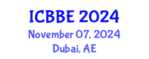 International Conference on Biomechanics and Biomedical Engineering (ICBBE) November 07, 2024 - Dubai, United Arab Emirates